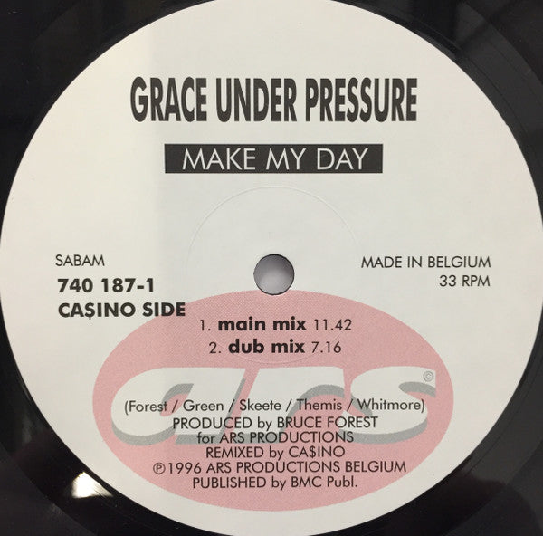 Grace Under Pressure : Make My Day (12")
