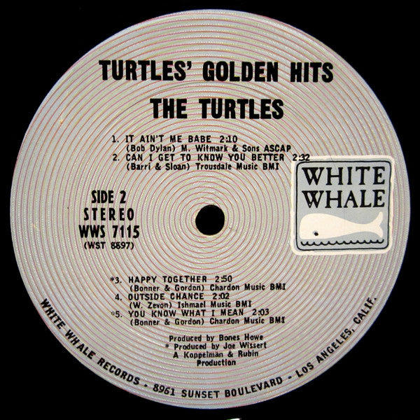 Turtles, The : Turtles' Golden Hits (LP,Compilation,Repress,Stereo)