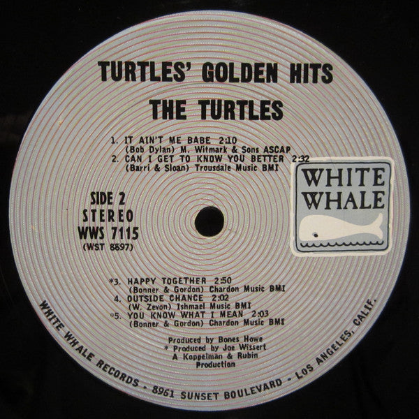 Turtles, The : Turtles' Golden Hits (LP,Compilation,Repress,Stereo)