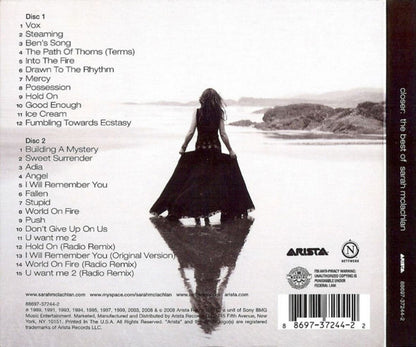Sarah McLachlan : Closer: The Best Of Sarah McLachlan (Compilation,Deluxe Edition,Limited Edition)