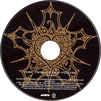 Sarah McLachlan : Closer: The Best Of Sarah McLachlan (Compilation,Deluxe Edition,Limited Edition)