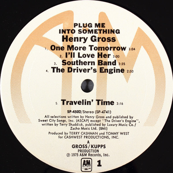 Henry Gross : Plug Me Into Something (LP,Album)