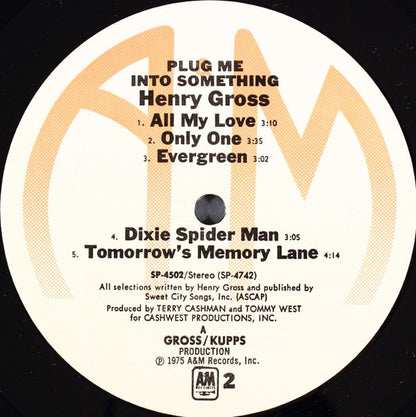 Henry Gross : Plug Me Into Something (LP,Album)