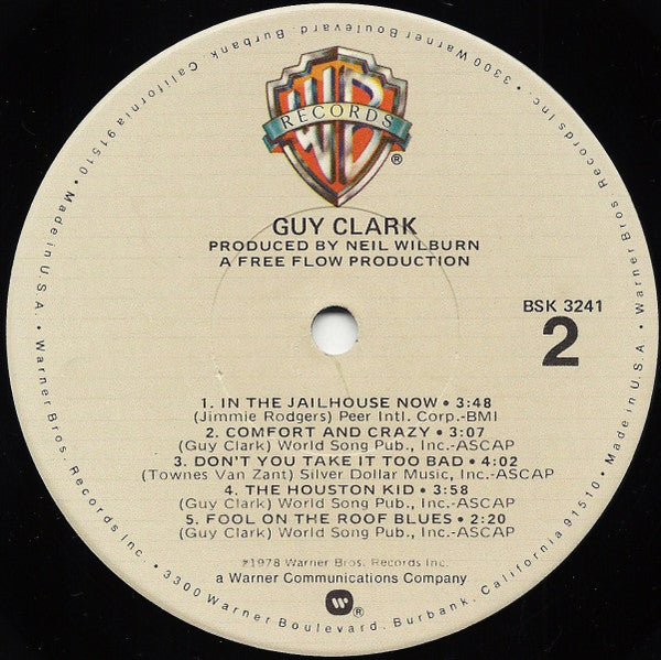 Guy Clark : Guy Clark (LP,Album)