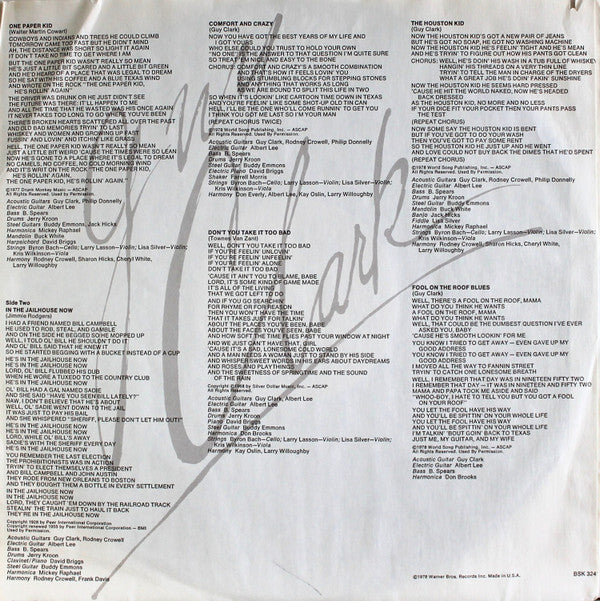 Guy Clark : Guy Clark (LP,Album)
