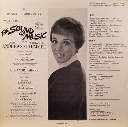 Rodgers & Hammerstein / Julie Andrews, Christopher Plummer, Irwin Kostal : The Sound Of Music (An Original Soundtrack Recording) (LP,Album,Misprint,Mono)