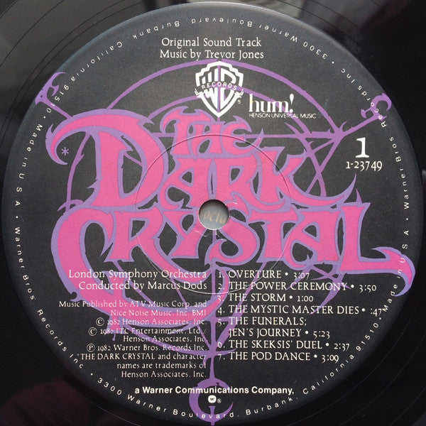 Trevor Jones : The Dark Crystal Original Soundtrack (LP,Album)