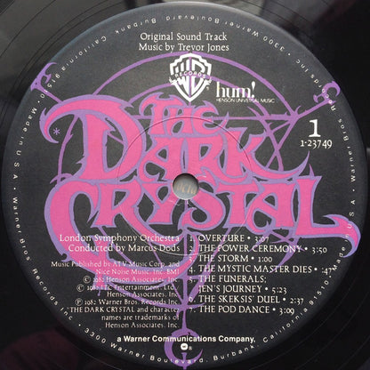 Trevor Jones : The Dark Crystal Original Soundtrack (LP,Album)