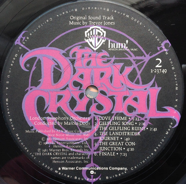Trevor Jones : The Dark Crystal Original Soundtrack (LP,Album)