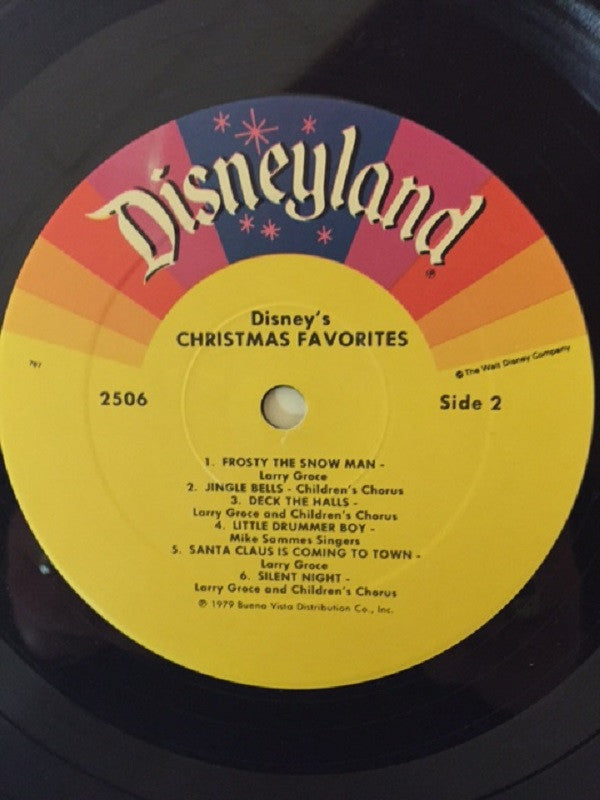 Larry Groce, Mike Sammes Singers And Disneyland Children's Sing-along Chorus, The : Disney's Christmas Favorites (LP)