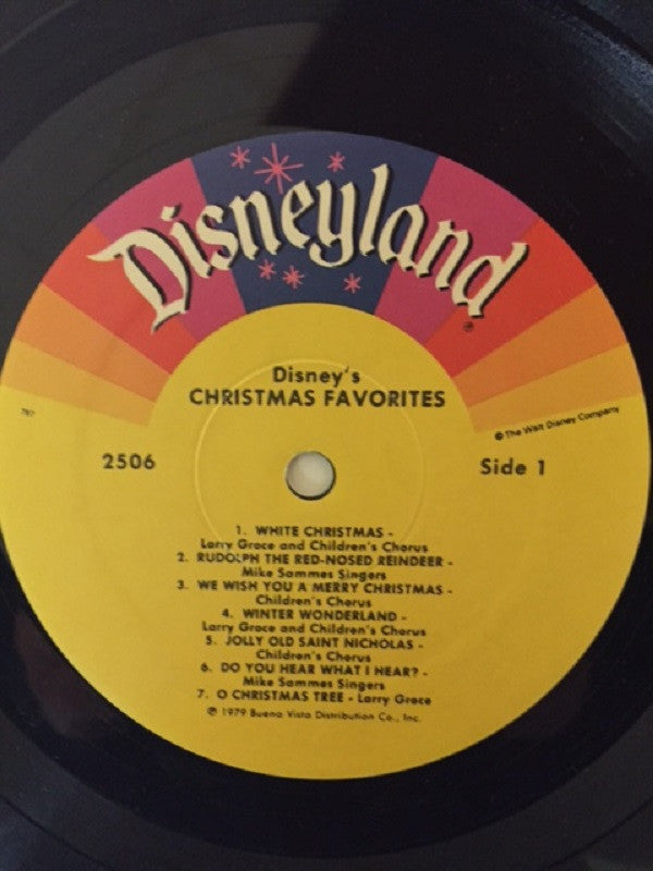 Larry Groce, Mike Sammes Singers And Disneyland Children's Sing-along Chorus, The : Disney's Christmas Favorites (LP)