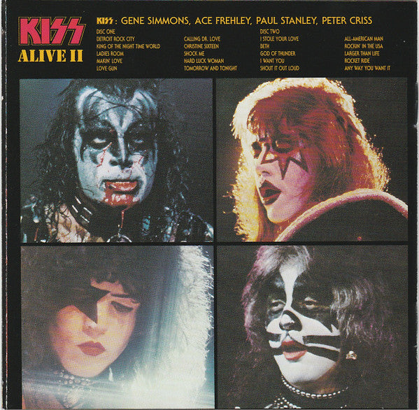 Kiss : Alive II (Album,Club Edition,Reissue,Remastered)