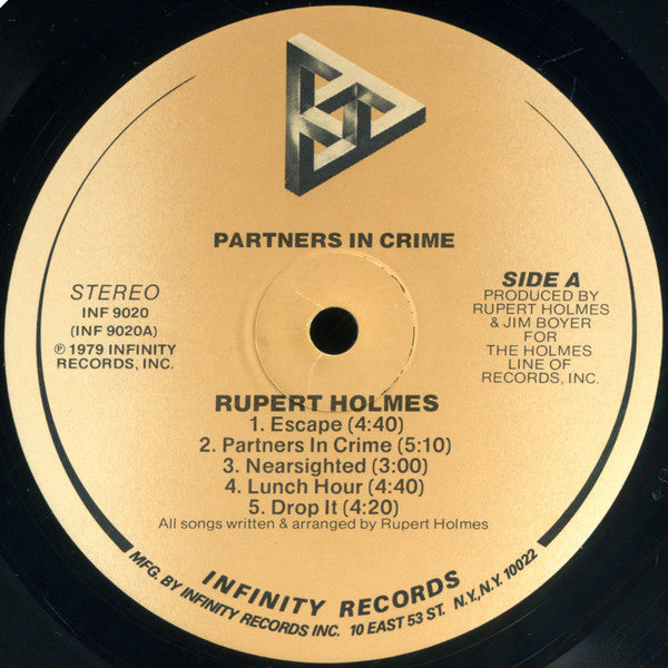 Rupert Holmes : Partners In Crime (LP,Album)