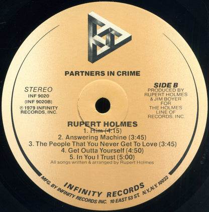 Rupert Holmes : Partners In Crime (LP,Album)