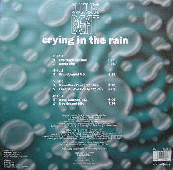 Culture Beat : Crying In The Rain (12")