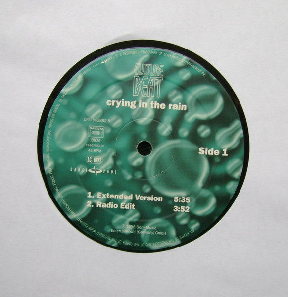 Culture Beat : Crying In The Rain (12")