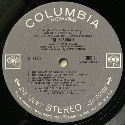 Simon & Garfunkel, Dave Grusin : The Graduate (Original Sound Track Recording) (LP,Album,Stereo)