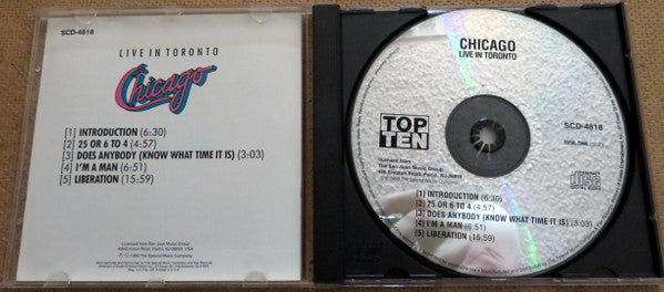 Chicago (2) : Live In Concert (Album,Unofficial Release)