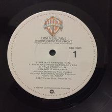 Tom Verlaine : Words From The Front (LP,Album)