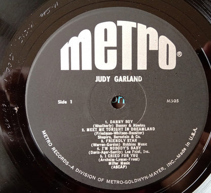 Judy Garland : Judy Garland (LP,Compilation,Mono)