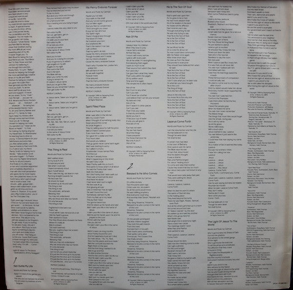 Carman : Comin' On Strong (LP)