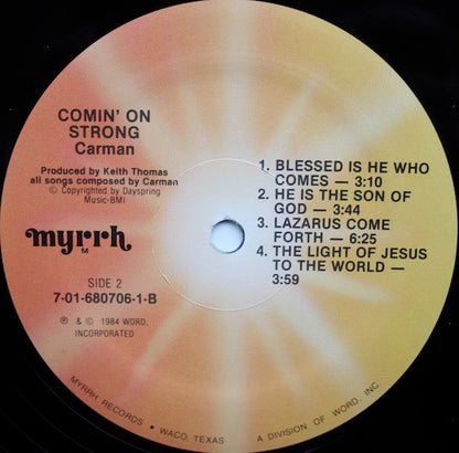 Carman : Comin' On Strong (LP)
