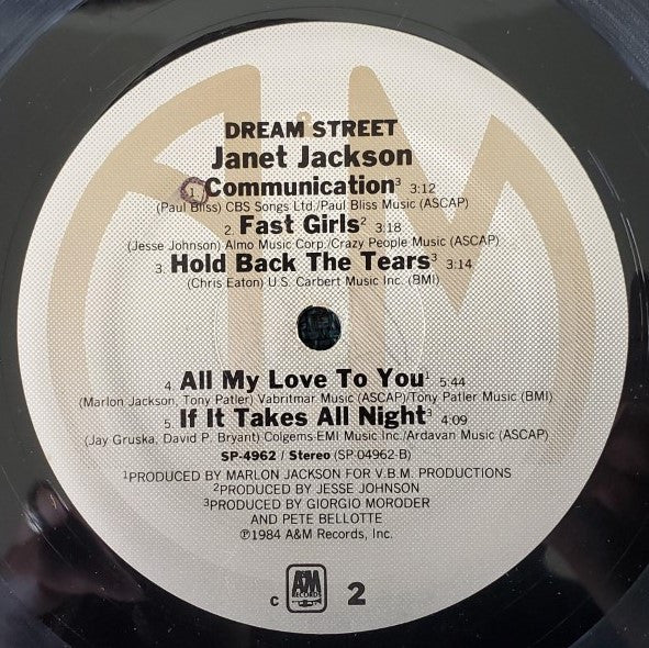 Janet Jackson : Dream Street (LP,Album)