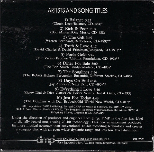 Various : 20-Bit All Digital Jazz Collection (Compilation,Promo)
