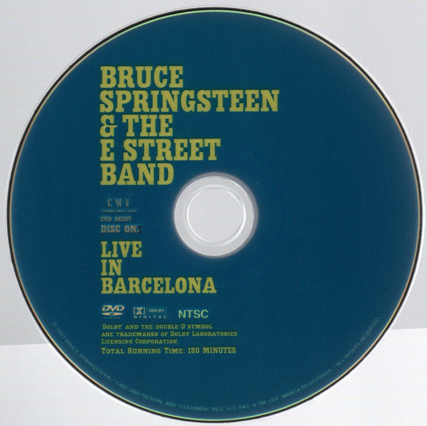 Bruce Springsteen & The E-Street Band : Live In Barcelona (2xDVD-V, NTSC, Dol)