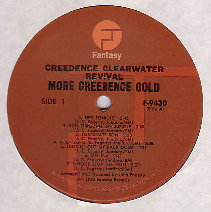 Creedence Clearwater Revival : More Creedence Gold (LP,Compilation)
