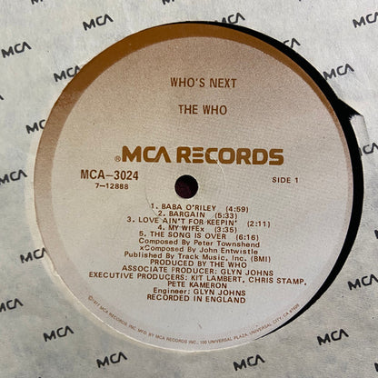 Who, The : Who's Next (LP,Album,Reissue)