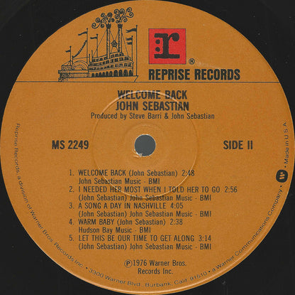 John Sebastian : Welcome Back (LP,Album)