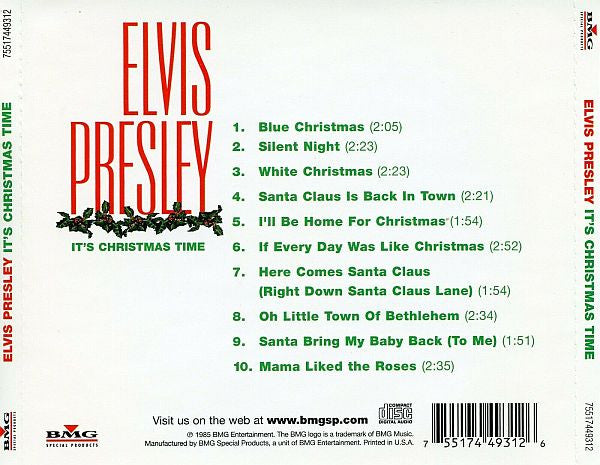 Elvis Presley : It's Christmas Time (Compilation,Repress)