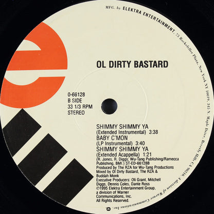 Ol' Dirty Bastard : Shimmy Shimmy Ya (12",33 ⅓ RPM,Single,Stereo)