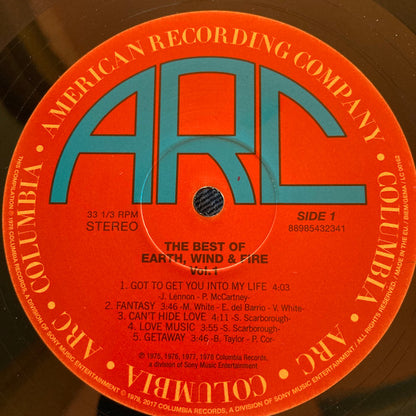 Earth, Wind & Fire : The Best Of Earth Wind & Fire Vol. I (LP,Compilation,Reissue)
