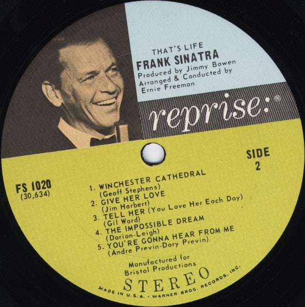 Frank Sinatra : That's Life (LP,Album,Stereo)