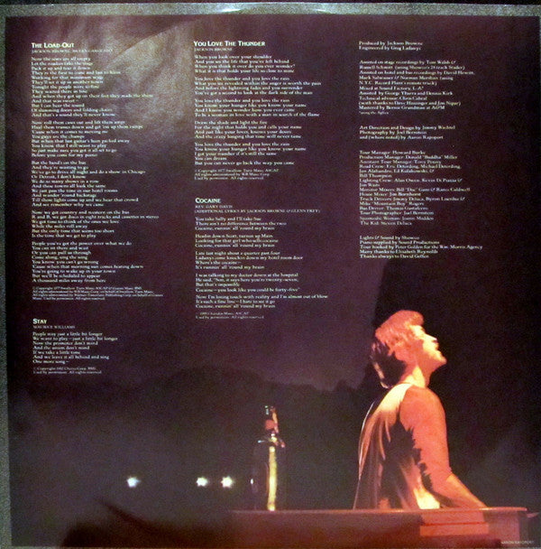 Jackson Browne : Running On Empty (LP,Album,Club Edition)