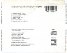 Windham Hill Artists : An Evening With Windham Hill Live (Album)