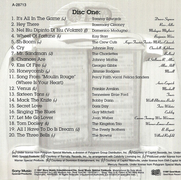 Various : Remembering The Fifties (Compilation)