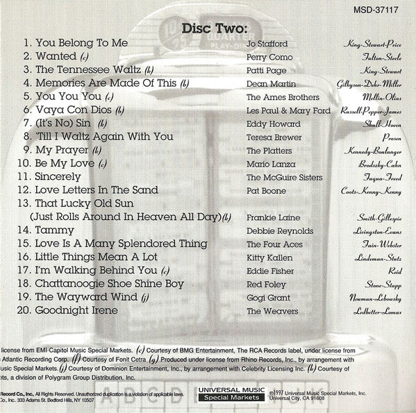Various : Remembering The Fifties (Compilation)