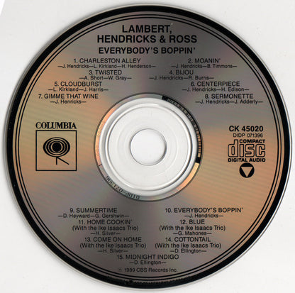 Lambert, Hendricks & Ross : Everybody's Boppin (Compilation,Remastered)