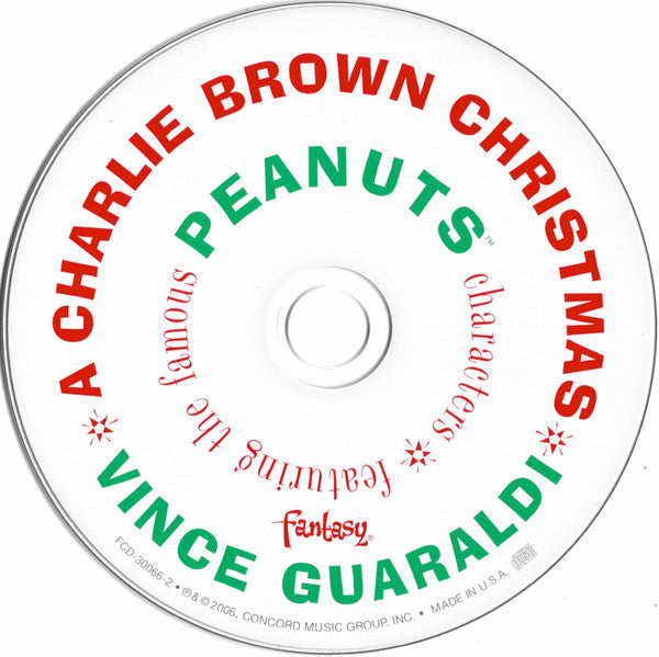 Vince Guaraldi : "A Charlie Brown Christmas" Featuring The Famous Peanuts Characters (Original Soundtrack) (Album,Reissue,Remastered,Stereo)