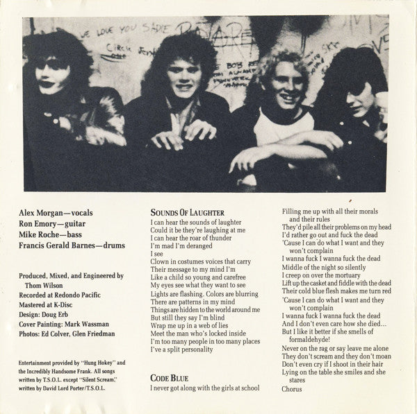 T.S.O.L. : Dance With Me (Album)