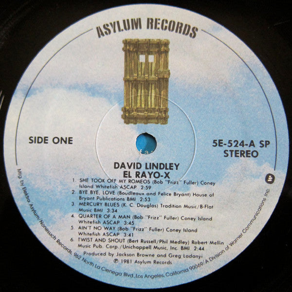 David Lindley : El Rayo-X (LP,Album)