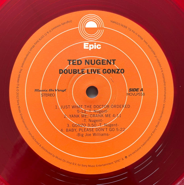 Ted Nugent : Double Live Gonzo! (LP,Album,Limited Edition,Numbered,Reissue)