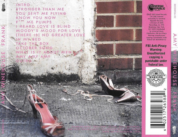 Amy Winehouse : Frank (Album,Reissue)