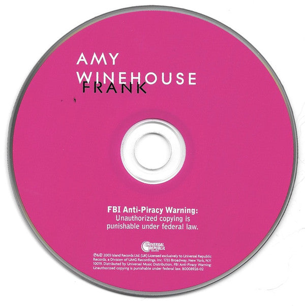 Amy Winehouse : Frank (Album,Reissue)