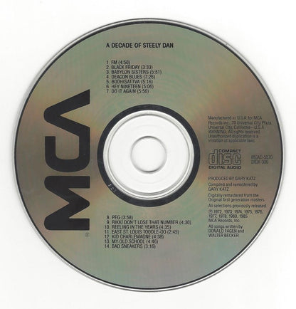 Steely Dan : A Decade Of Steely Dan (Compilation,Remastered)