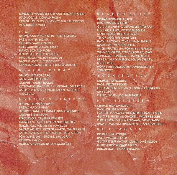 Steely Dan : A Decade Of Steely Dan (Compilation,Remastered)