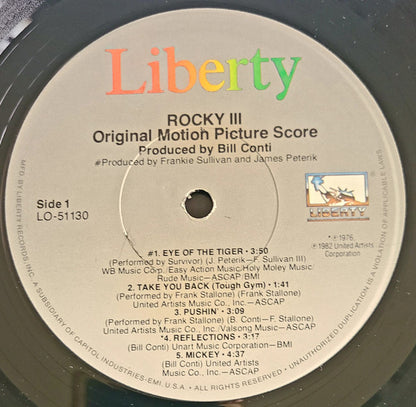 Bill Conti : Rocky III - Original Motion Picture Score (LP,Album)